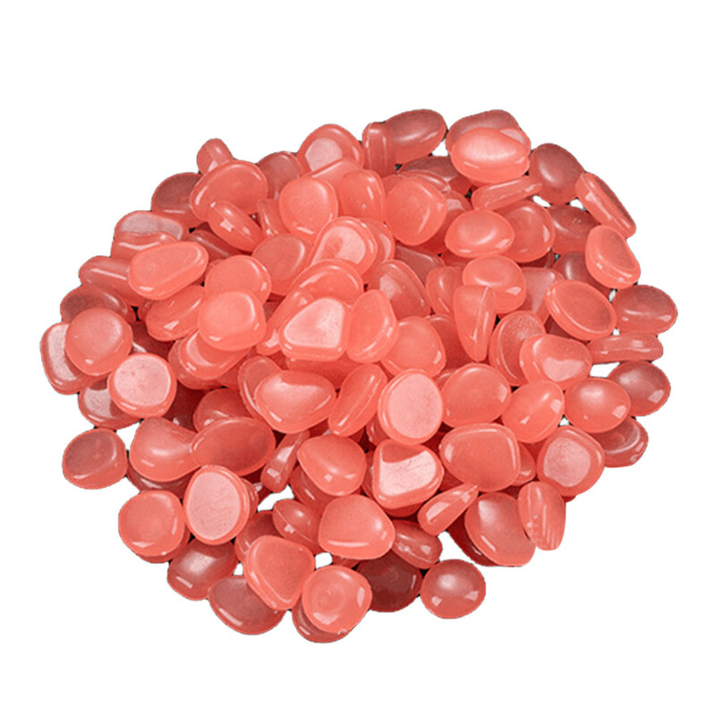 100 komada vanjskog ukrasnog kamenja, višenamjenskog kamenčića koji svijetli u mraku, svjetlećeg kamenja, kamenja, kamenčića za vrtnu terasu