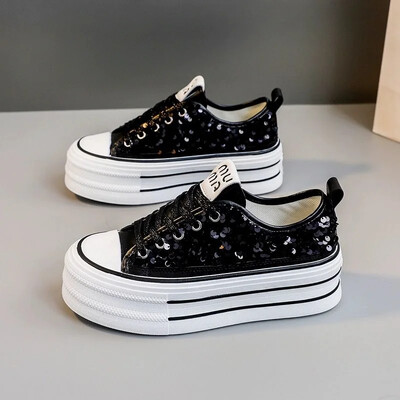 Női lábbelik, fehér strasszos cipők női gyémánthálós, magasan lélegző, kristálytiszta hálós női cipők, 2024-es koreai hétköznapi trendek