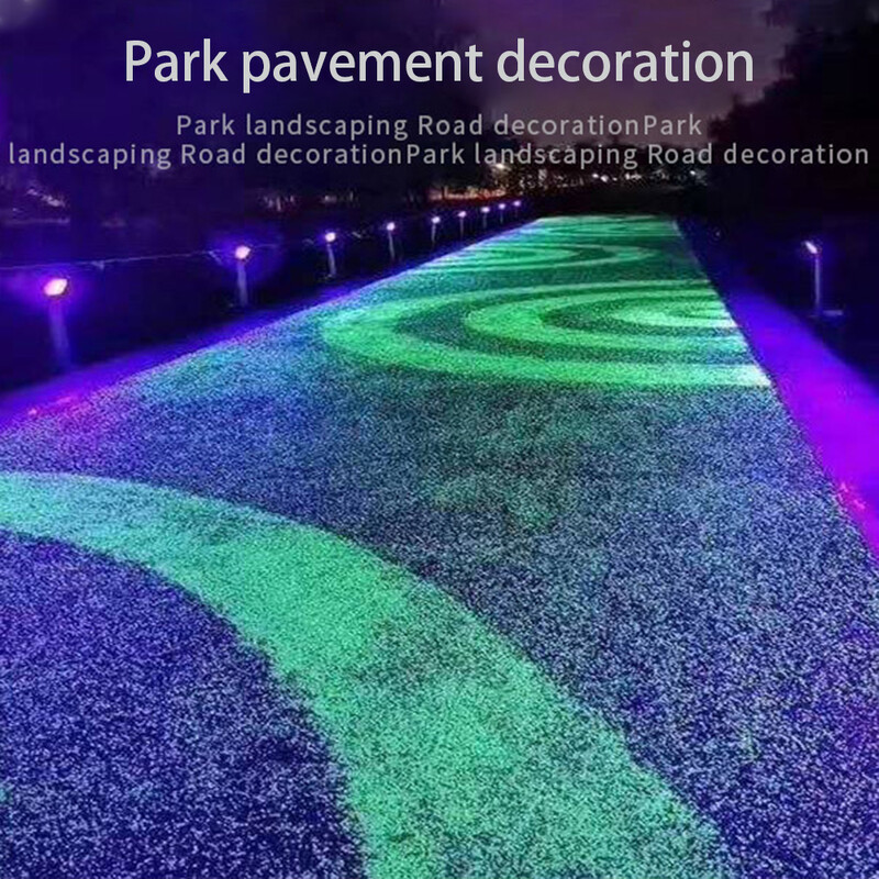 50 db Sötétben világító Kert Kavics Járdához Kert Terasz Gyep Kert Terasz Akvárium Dekoráció Ragyogó Kő