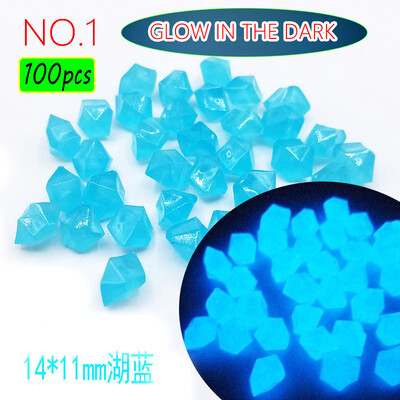 Új kert világít a sötétben Világító kavicsok sétányokhoz Növények Akvárium dekoráció Ragyogó jégkövek Akvárium Kerti dekoráció