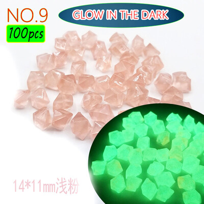 Új kert világít a sötétben Világító kavicsok sétányokhoz Növények Akvárium dekoráció Ragyogó jégkövek Akvárium Kerti dekoráció