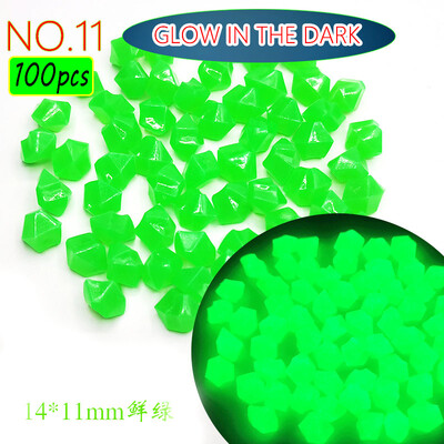 Új kert világít a sötétben Világító kavicsok sétányokhoz Növények Akvárium dekoráció Ragyogó jégkövek Akvárium Kerti dekoráció