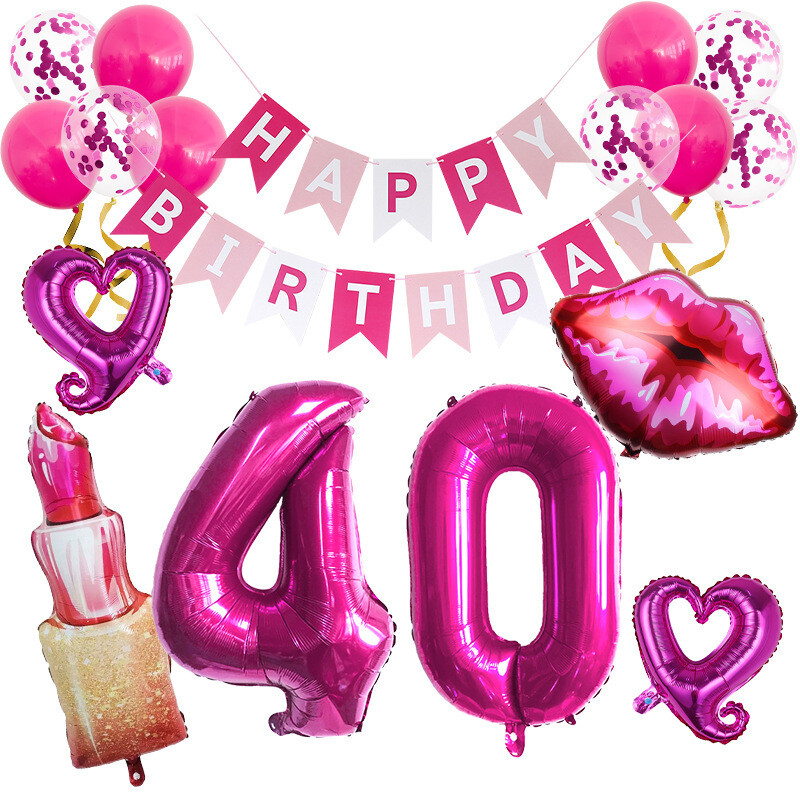 Ruj mare transfrontalier balon folie de aluminiu nunta de Ziua Îndrăgostiților buzele roșii iubesc propunerea de nuntă decorare atmosferă