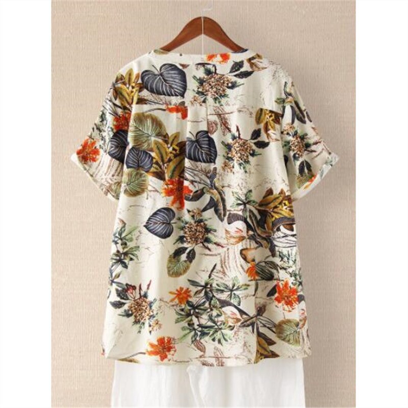 2023 Tricou cu mânecă scurtă din bumbac, cu mânecă scurtă