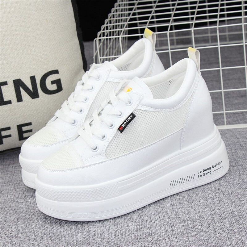  augumu palielinoši sieviešu apavi cm mazi balti apavi sieviešu pavasara jauni ikdienas apavi ar biezu zoles augstumu palielinoši zemie apavi