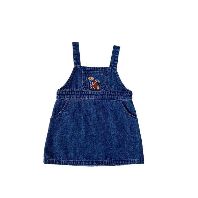 INS új őszi lány öltöny, hosszú ujjú hajtóka Rajzfilm hímzett ing + farmer nadrágtartó, kétrészes szoknya szett