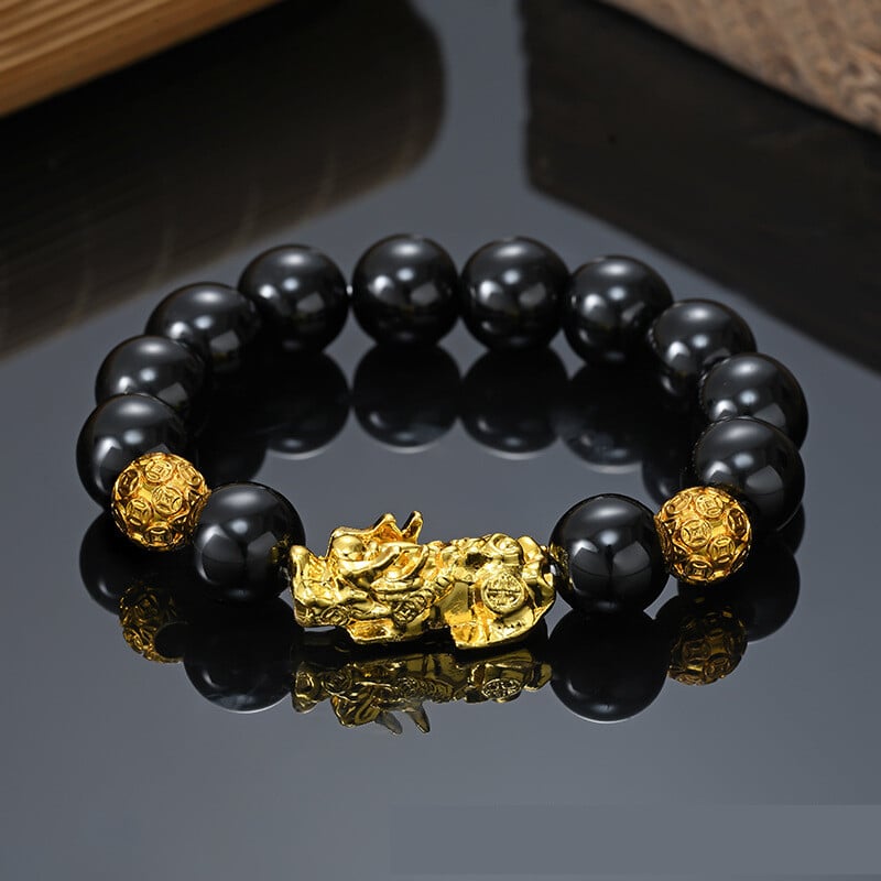 Hat karakteres mantra vietnami homok arany szerencsés karkötő 3D aranyozott buddhista gyöngy ékszerek apró áruk Yiwu dropshipping