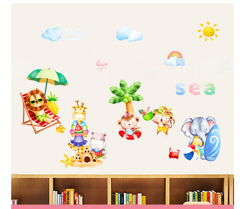 Vėjo animacinių filmų sienų lipdukai mergaičių širdžių lipdukai vaikų kambario dekoravimui mergaičių sienų lipdukai lipdukai didmeninė prekyba