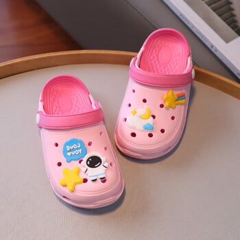 2022 Astronaut Kids Crocs Summer ανδρικά και γυναικεία παιδικά παπούτσια EVA Cute Beach παπούτσια για αγόρια