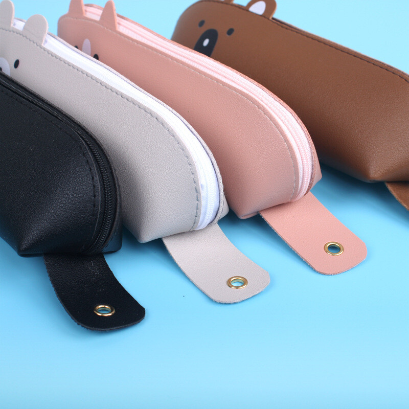 Kūrybinis pieštukas mergaitėms Paprastas korėjietiško stiliaus pieštukas pradinių klasių mokiniams mieli gyvūnėliai Jaunesniųjų klasių mokiniai Kanceliarinių prekių dėžutė įdomus raštinės reikmenų krepšys