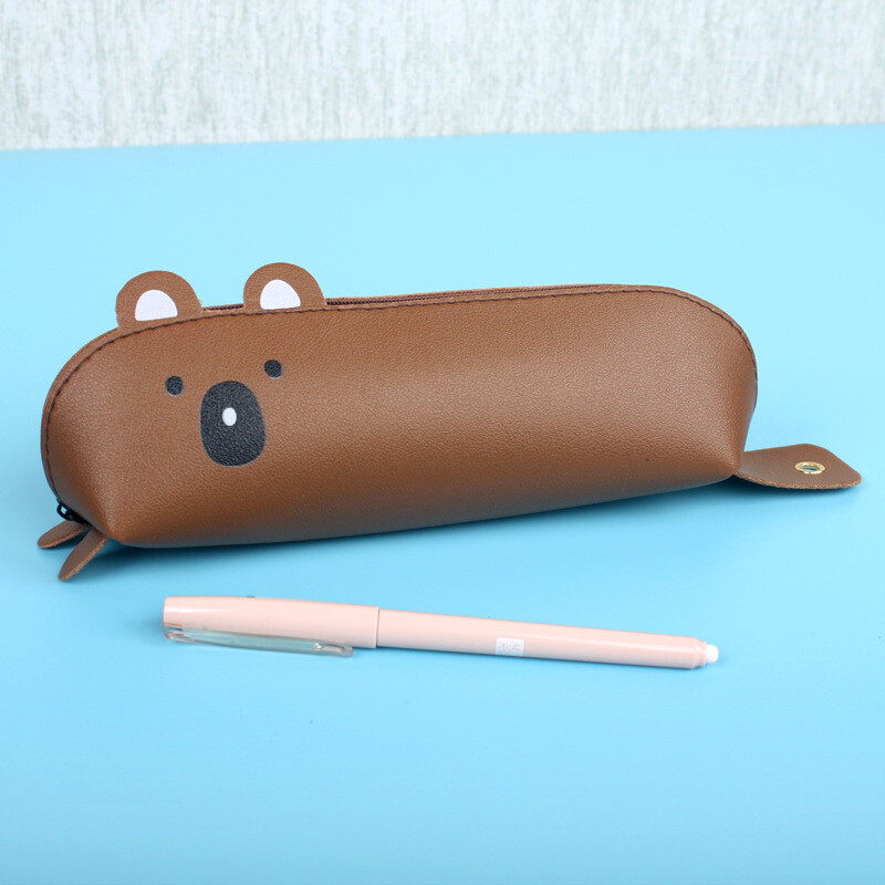 Kūrybinis pieštukas mergaitėms Paprastas korėjietiško stiliaus pieštukas pradinių klasių mokiniams mieli gyvūnėliai Jaunesniųjų klasių mokiniai Kanceliarinių prekių dėžutė įdomus raštinės reikmenų krepšys