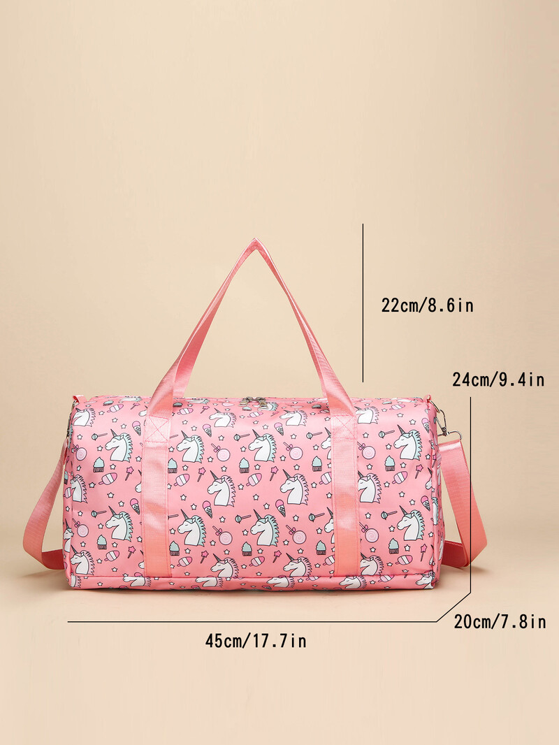 Ārējās tirdzniecības pārrobežu vienradžu ceļojumu soma, bērnu pieaugušo plecu soma, lielas ietilpības āra sporta ceļojumu soma