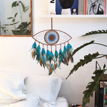 Dream Catcher Nordic Evil Eye Dream Catcher Διακόσμηση σπιτιού Ρετρό Χειροποίητο κρεμαστό μενταγιόν στολίδι Χειροτεχνία Δώρο Διακόσμηση σπιτιού