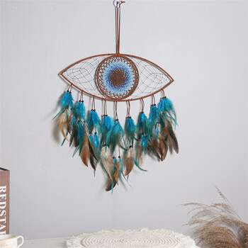 Dream Catcher Nordic Evil Eye Dream Catcher Διακόσμηση σπιτιού Ρετρό Χειροποίητο κρεμαστό μενταγιόν στολίδι Χειροτεχνία Δώρο Διακόσμηση σπιτιού