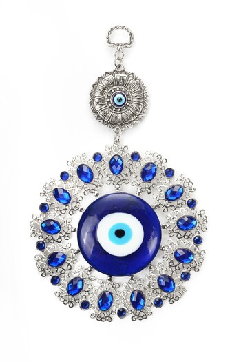 Lucky Eye Turkish Evil Eye Κρεμαστό γυάλινο μπρελόκ Ethnic Crystal Big Eye Car Key Chain Fashion Jewelry EY4914