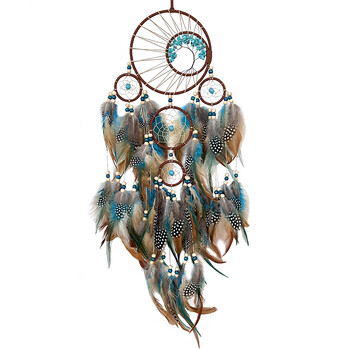 Υψηλής ποιότητας Τυρκουάζ Lucky Tree Dreamcatcher Κρεμαστά Wind Chimes