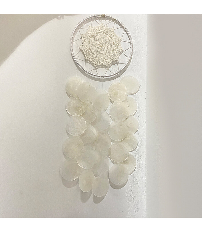 INS-Natural Shell szélcsengő otthoni dekorációhoz, Bohém álomfogók, gyerekszoba, óvodadekoráció, különleges ajándékok, újév