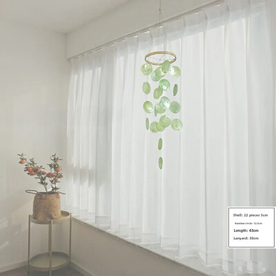 Természetes kagylóforma Stílusú szélcsengő Dekoratív függő díszek Gyermekszoba fotózás kellékek születésnapi ajándékok