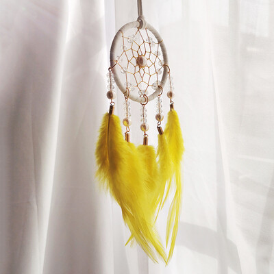 1 gab Sapņu ķērāji Gredzens Retro rokasgrāmata Sapņu ķērāji Mājas dekorēšana Dabīgais akmens Dzīvības koks Sapņu ķērājs Sienas rotājumi