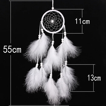 Χειροποίητα ινδικά φτερά Dream Catchers τοίχου Art Decor Δωματίου Hunter Substance Dreamcatcher Στολίδι Δώρα σε φίλους