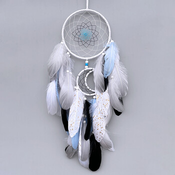 Dream Catcher Χειροποίητα πολύχρωμα φτερά Wind Chimes Σαλόνι Υπνοδωμάτιο Φόντο διακόσμηση τοίχου Δώρα Φεστιβάλ Διακόσμηση σπιτιού