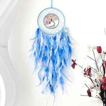 Life Tree Feather Dream Catchers Διακόσμηση σπιτιού Χειροποίητα Dream Catchers Party Γαμήλια Κρεμάστρες Wind Chimes Dream Catcher