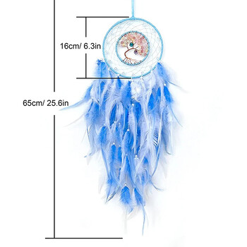 Life Tree Feather Dream Catchers Διακόσμηση σπιτιού Χειροποίητα Dream Catchers Party Γαμήλια Κρεμάστρες Wind Chimes Dream Catcher