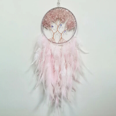 Életfa toll Álomfogók Otthoni dekoráció Kézzel készített álomfogók Party Esküvői Falvédők Szélharangok Álomfogó