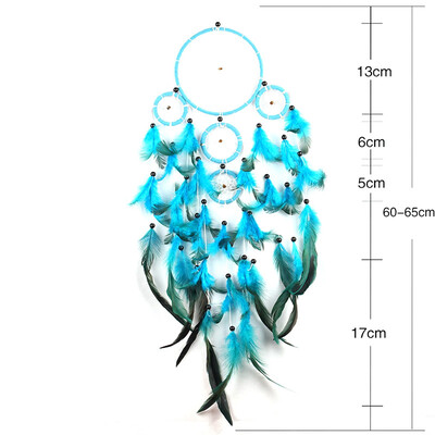 Freeship Handmade India n Dream Catcher agățat cu ratan mărgele pene perete decorare mașină ornament Dreamcatcher
