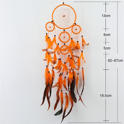 Freeship Handmade India n Dream Catcher agățat cu ratan mărgele pene perete decorare mașină ornament Dreamcatcher