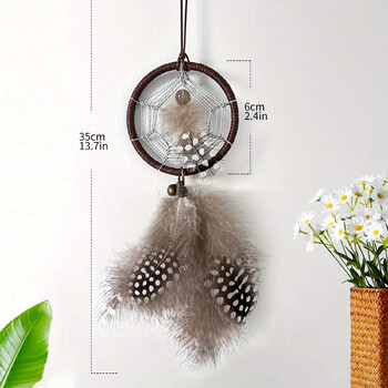 1 PC Mini Dream Catchers Tree of life για αυτοκίνητο με κρύσταλλο, πολύτιμος λίθος Suncatcher Hanging είναι εξατομικευμένη διακόσμηση σπιτιού