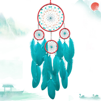 Dream Catcher Χειροποίητα υφάσματα Wind Chime Διακοσμητικά τοίχου για Δώρα Γενεθλίων Κρεβατοκάμαρας σαλονιού Χειροτεχνία διακόσμησης σπιτιού