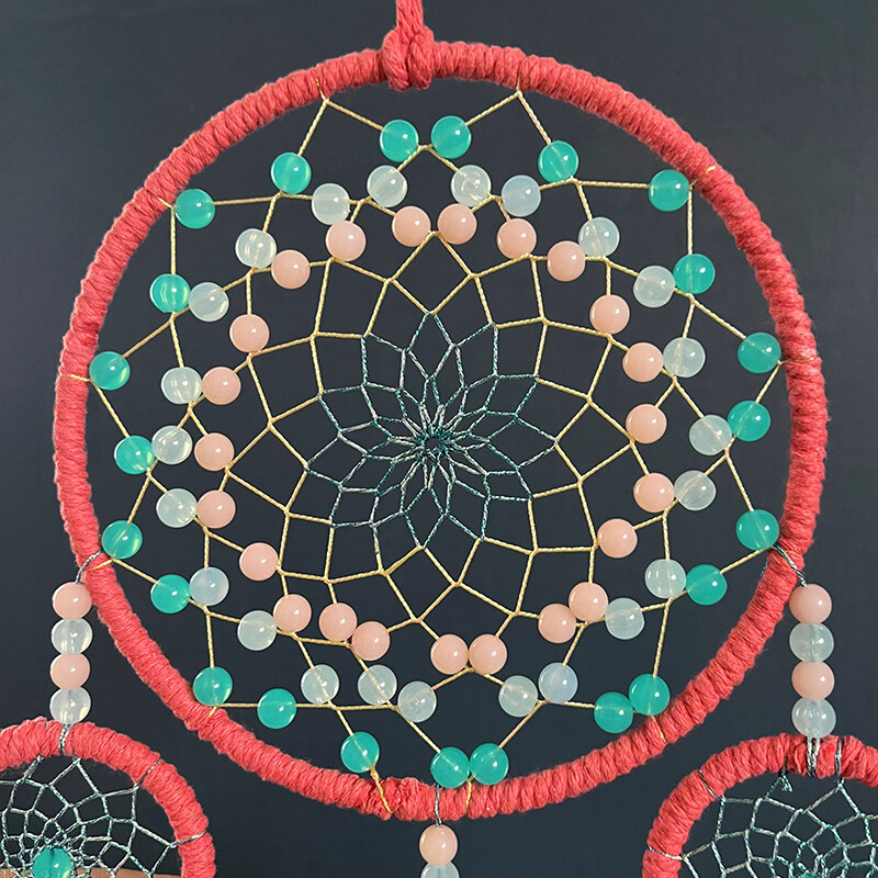 Hvatač snova Ručno tkani Wind Chime Zidni viseći ukrasi za dnevnu sobu Spavaća soba Rođendanski praznični darovi Rukotvorine za uređenje doma