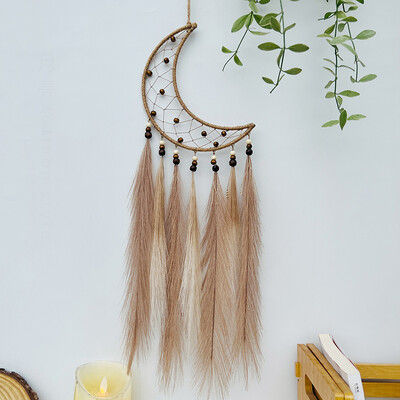 Apărător de vise Ornamente pentru agățat pentru dormitor Decoratiuni pentru sufragerie, clopoței de vânt țesute manual, pandantiv de perete, Cadouri de petrecere de vacanță