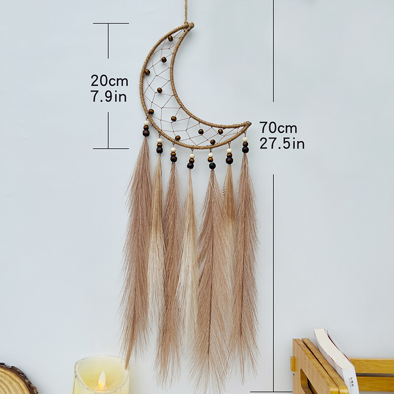 Apărător de vise Ornamente pentru agățat pentru dormitor Decoratiuni pentru sufragerie, clopoței de vânt țesute manual, pandantiv de perete, Cadouri de petrecere de vacanță