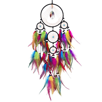 Dream Catchers Retro Manual Dream Catchers Διακόσμηση σπιτιού Indians Natural Stone Lucky Tree Dreamcatcher Στολίδι τοίχου