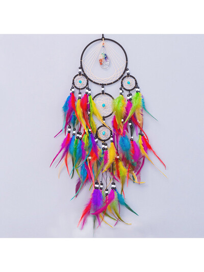 Álomfogók Retro kézikönyv Álomfogók Otthoni dekoráció Indiánok Természetes kő Szerencsefa Álomfogó fali dísz