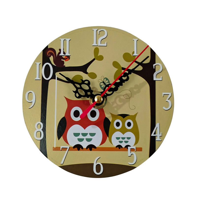 MDF kézműves falióra néma falióra asztali díszek otthoni elektronikus óra