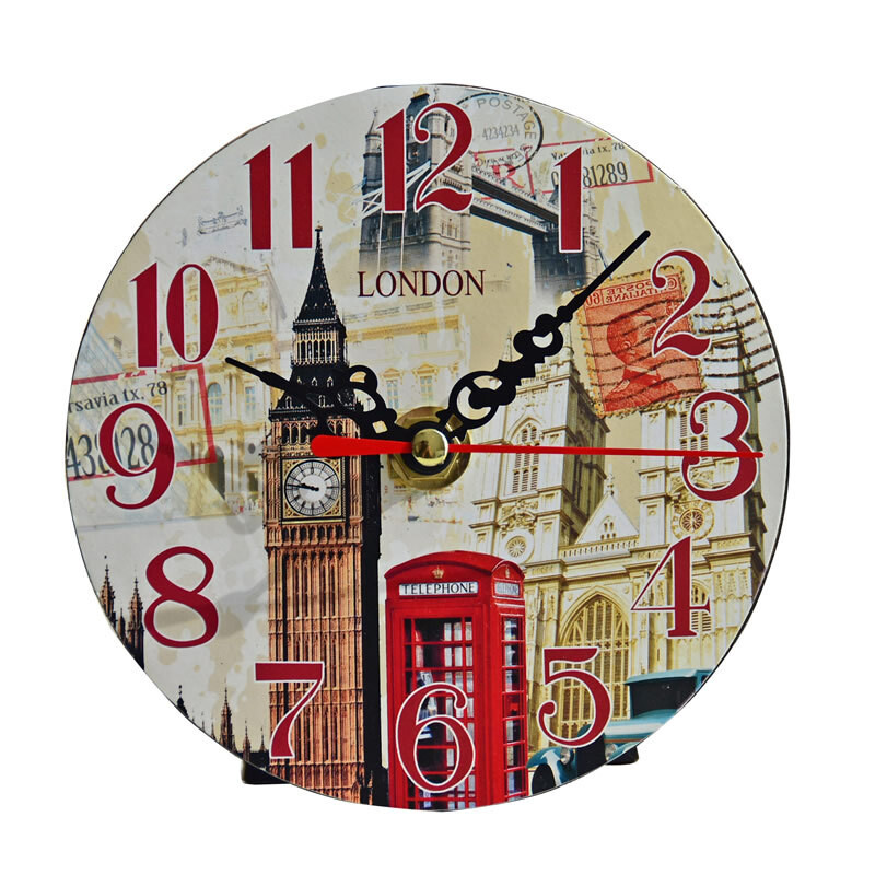 MDF kézműves falióra néma falióra asztali díszek otthoni elektronikus óra