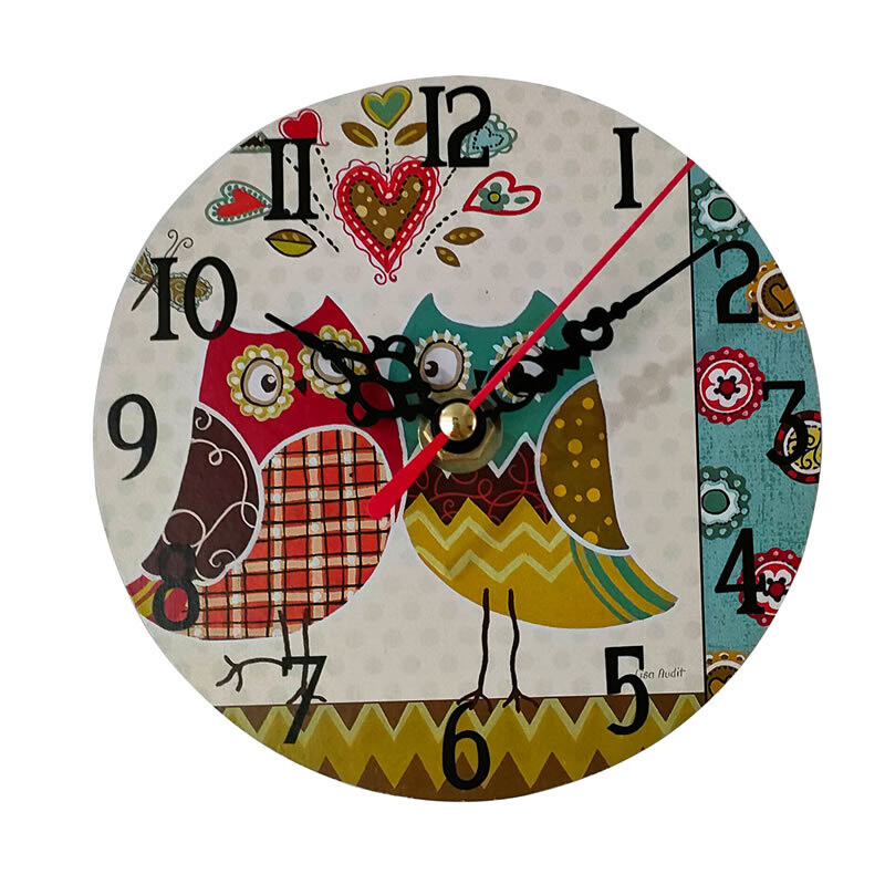 MDF kézműves falióra néma falióra asztali díszek otthoni elektronikus óra