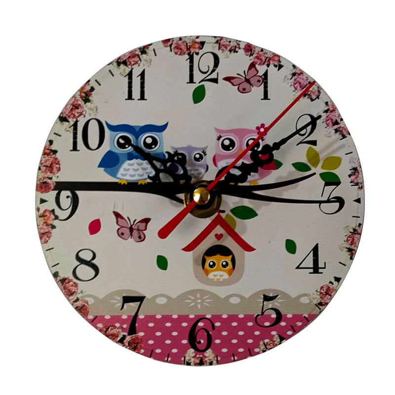 MDF kézműves falióra néma falióra asztali díszek otthoni elektronikus óra