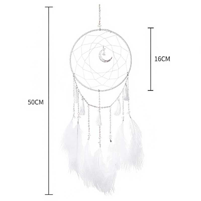 Karsta LED lampa lidojošs vēja zvani apgaismojums sapņu ķērējs ar rokām darināts dāvanu sapņu ķērējs spalvu kulons romantisks radošs sienas piekariņš