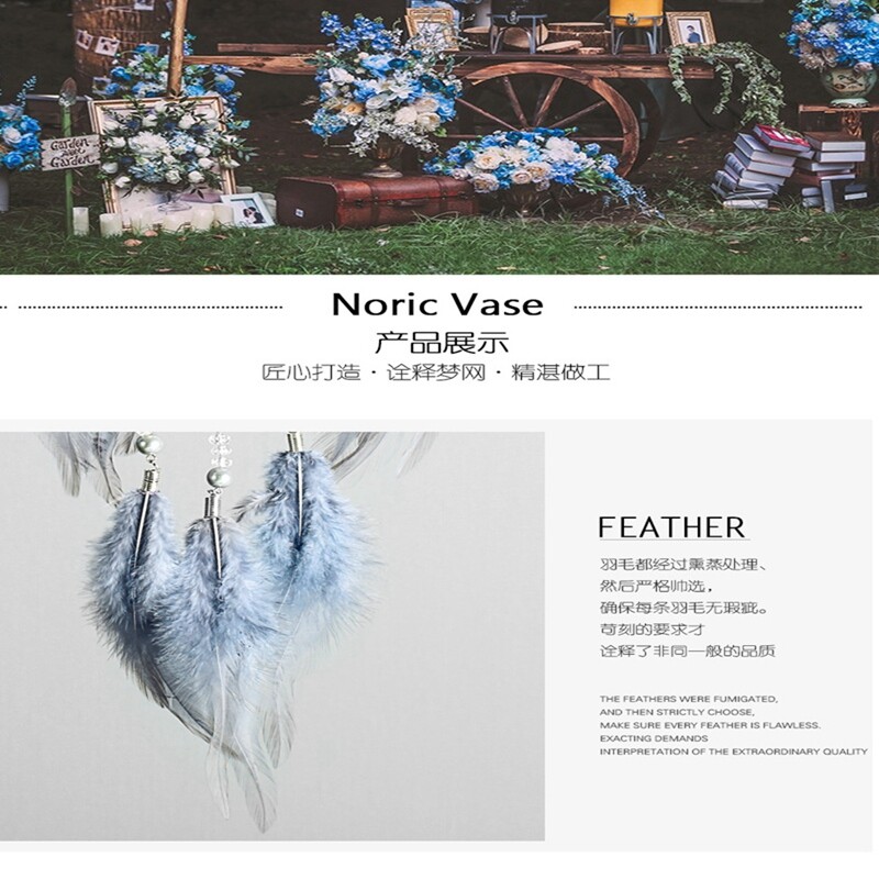 Dream Catcher - Agățat pe perete tradițional cu pene, lucrat manual, decorațiuni pentru casă, ornamente, artizanat, cadouri de Ziua Îndrăgostiților pentru prieteni