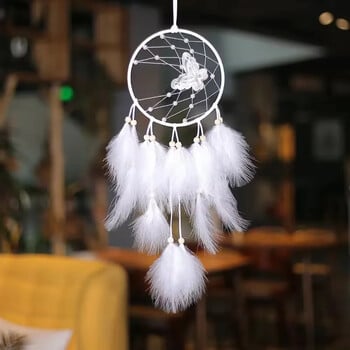 Butterfly Dreams Catcher Decor for Living Room Dolphin Dreamcatcher House Bedroom Decorative Nordic Wall Item Висящи орнаменти