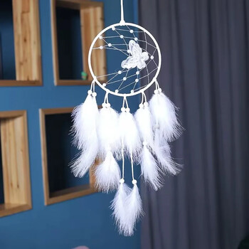 Butterfly Dreams Catcher Decor for Living Room Dolphin Dreamcatcher House Bedroom Decorative Nordic Wall Item Висящи орнаменти