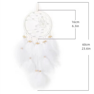 Butterfly Dreams Catcher dekor nappaliba Dolphin Dreamcatcher House hálószoba dekoratív skandináv falra akasztó díszek