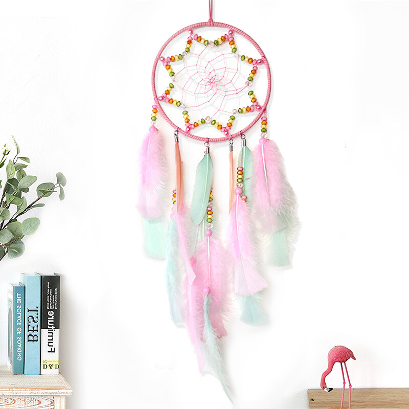 Álomfogó Kézzel szőtt szélcsengő Hálószoba függő díszek Fali dekoráció Medálok Születésnapi Karácsonyi Ajándékok Otthoni kiegészítők