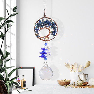 Kristály napfogók Kristály szélharangok Élet fája Fényfogók Függöny szélharangok Függő otthoni kerti dekoráció kültéri