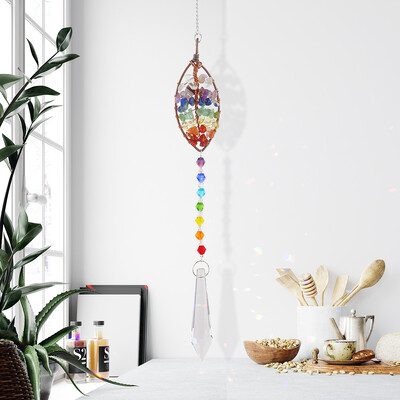 Kristály napfogók Kristály szélharangok Élet fája Fényfogók Függöny szélharangok Függő otthoni kerti dekoráció kültéri