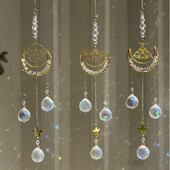 Cristale Suncatcher Fluture Sun Catchers Candelabru de cristal colorat Pendant suspendat copac fereastră Prismă Orname